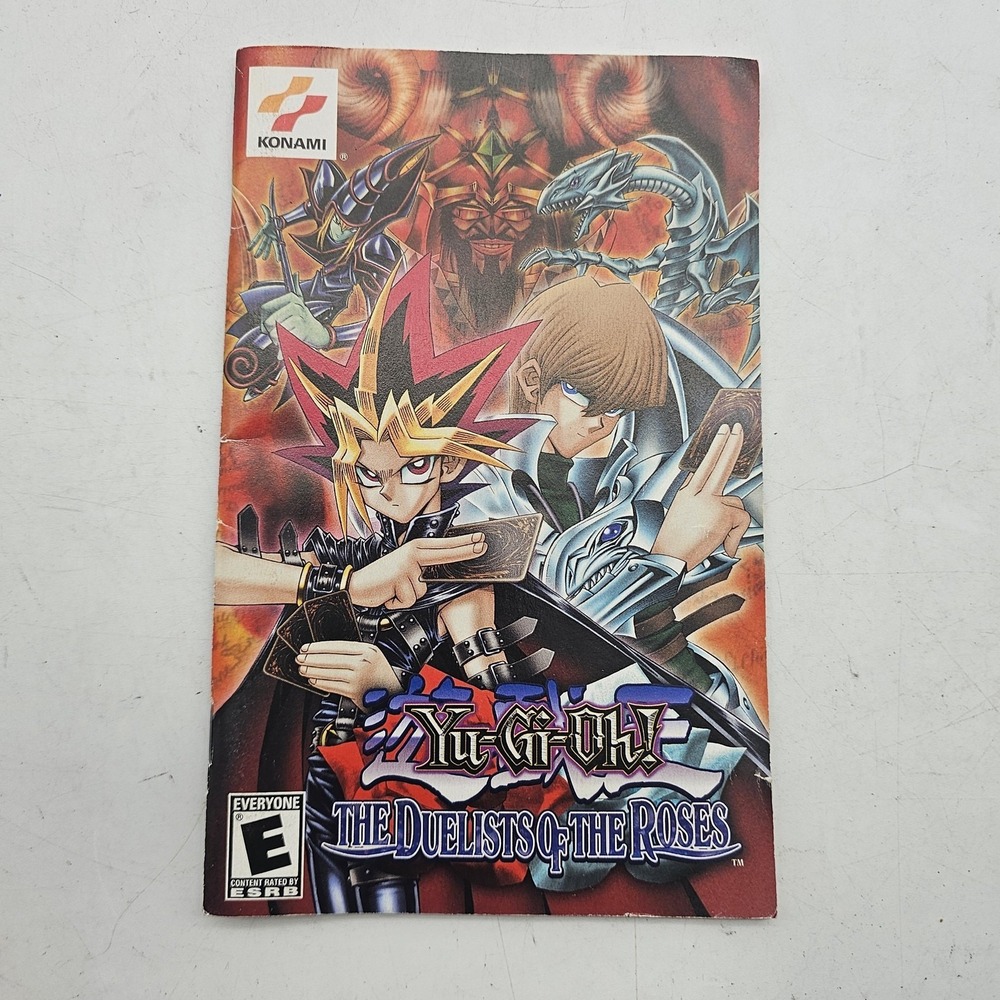 Yu-Gi-Oh! Duelists Of The Roses Sony PlayStation 2 PS2 Konami Manual Only